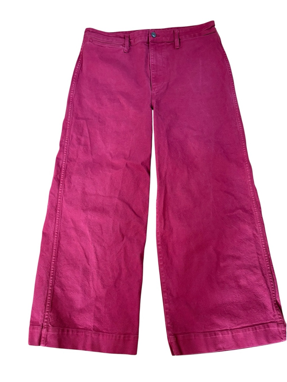 Madewell Emmett Wide Leg Cropped Jeans. Size 33T